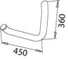 DINEX 50224 Exhaust Pipe